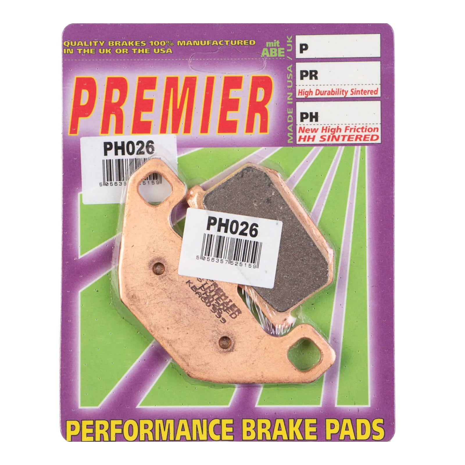 Premier Brake Pads - PH Street Sintered (GF037S3)