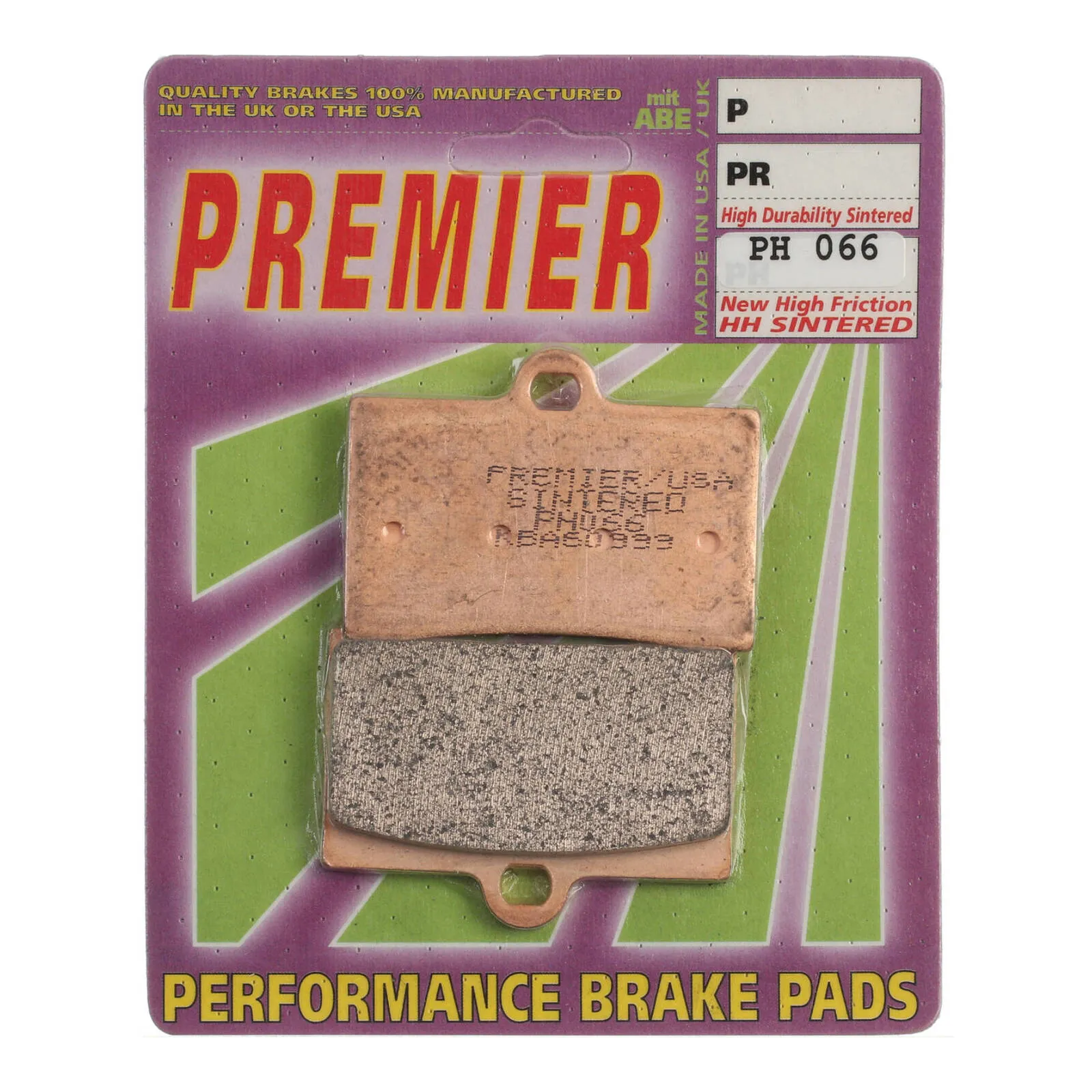 Premier Brake Pads - PH Street Sintered (GF064S3)