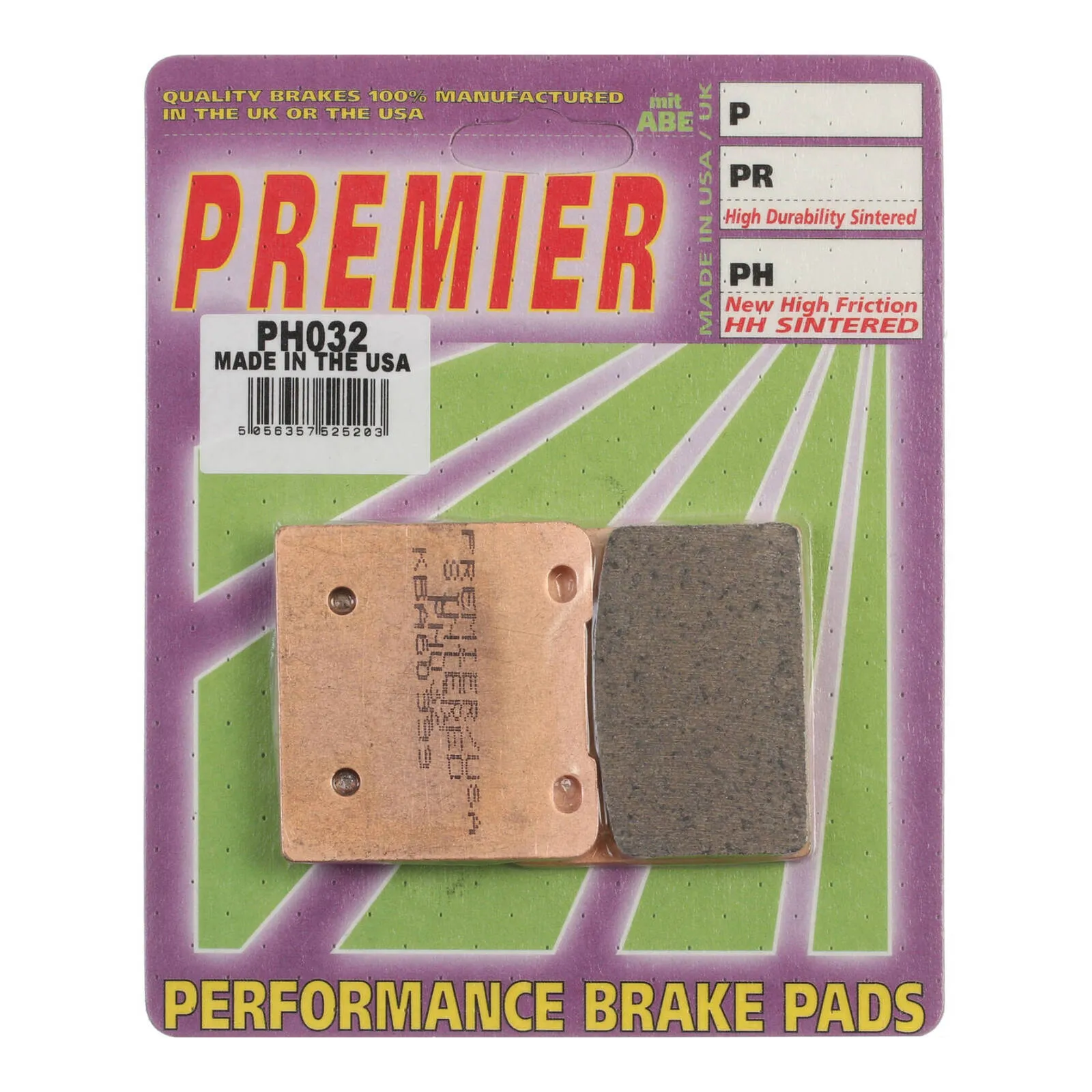 Premier Brake Pads - PH Street Sintered (GF085S3)