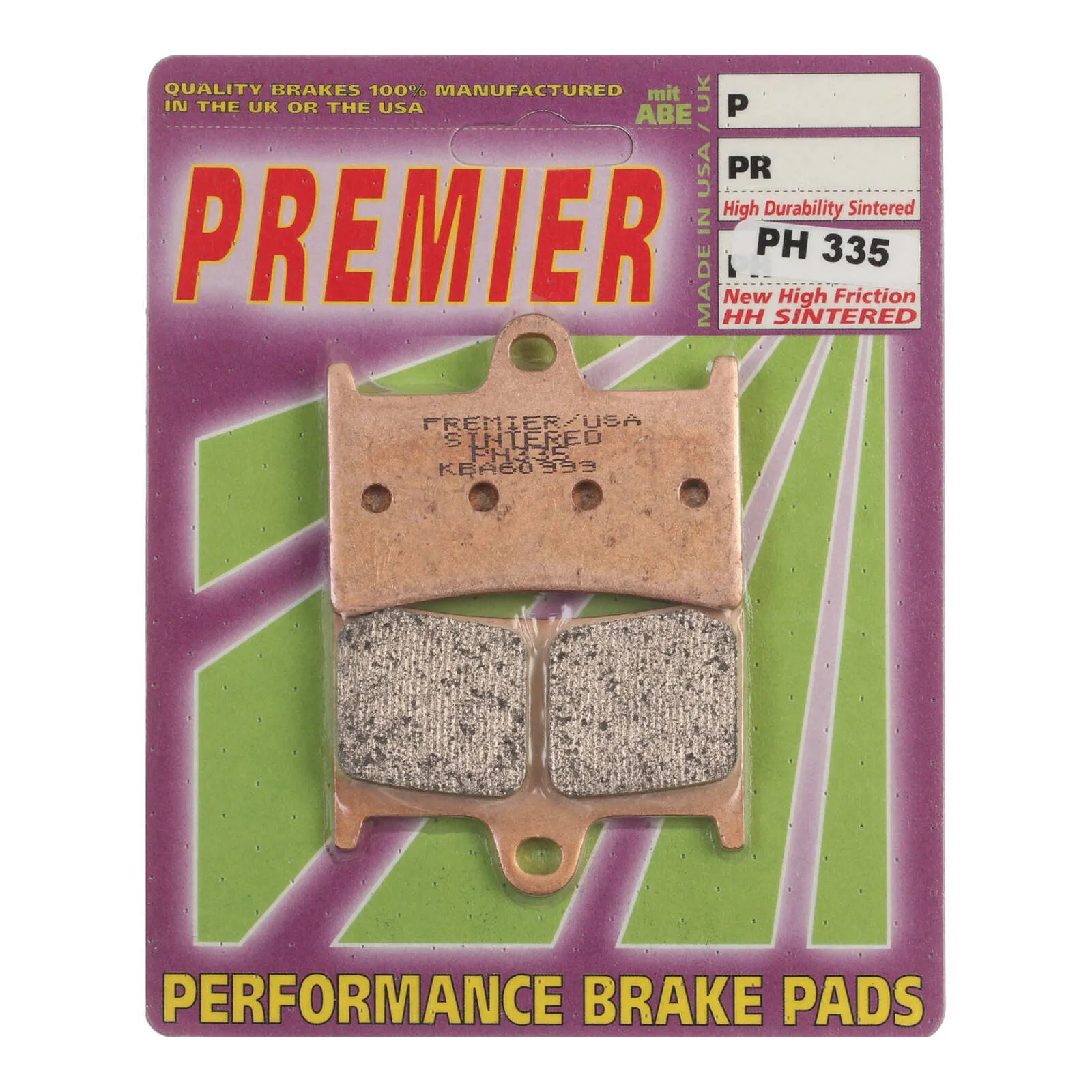 Premier Brake Pads - PH Street Sintered