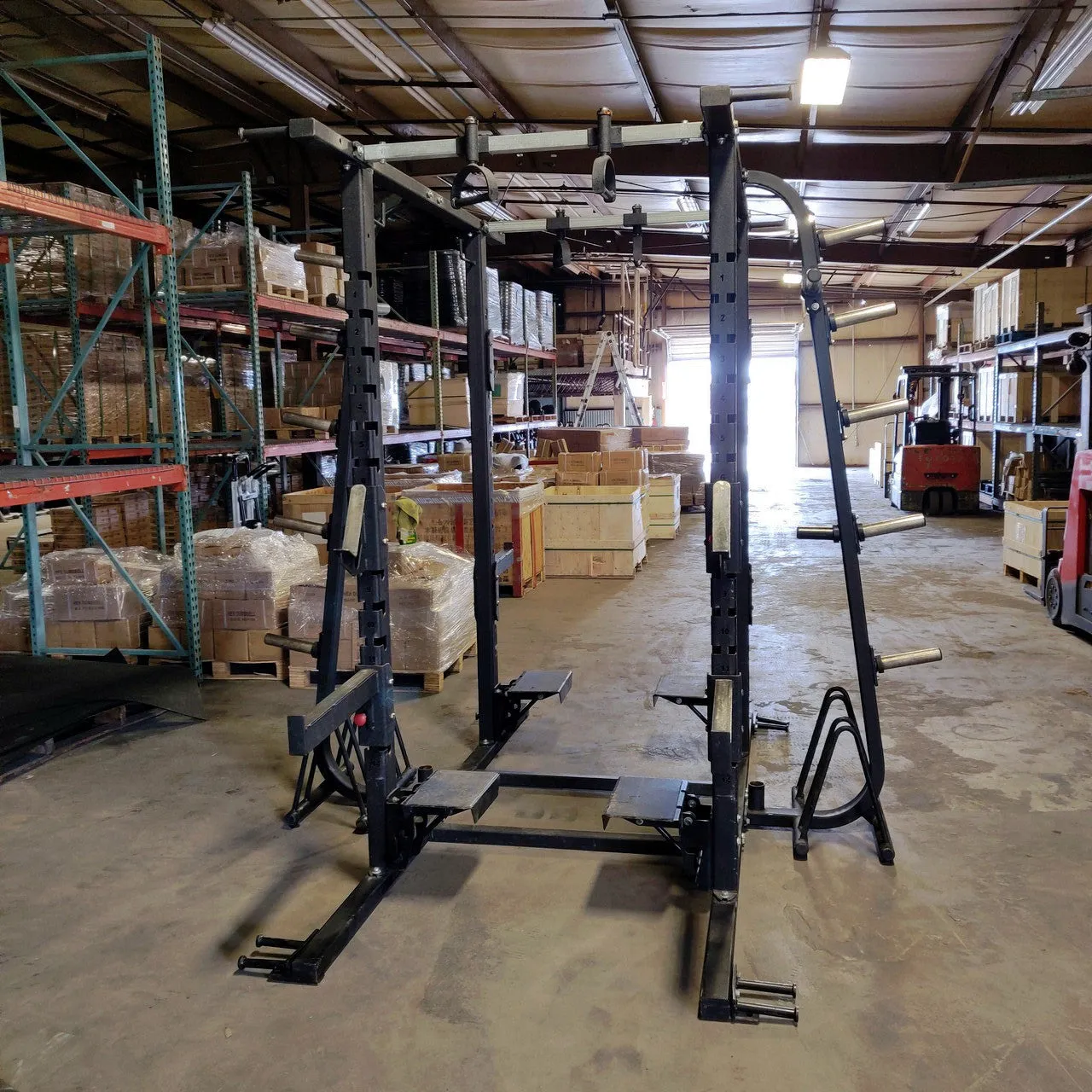 Pro Maxima Double Sided Half Rack Squat Rack Power Rack