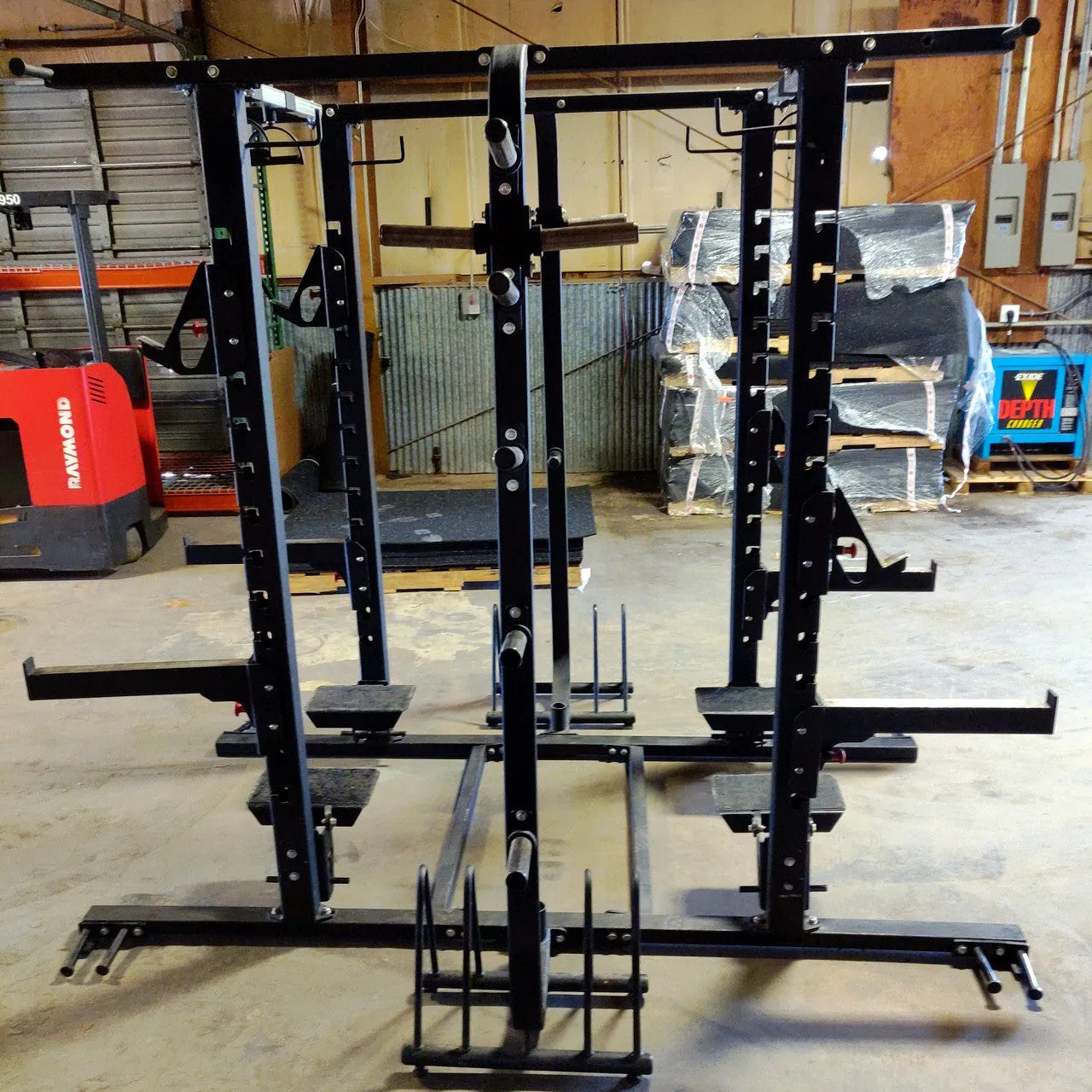 Pro Maxima Double Sided Half Rack Squat Rack Power Rack