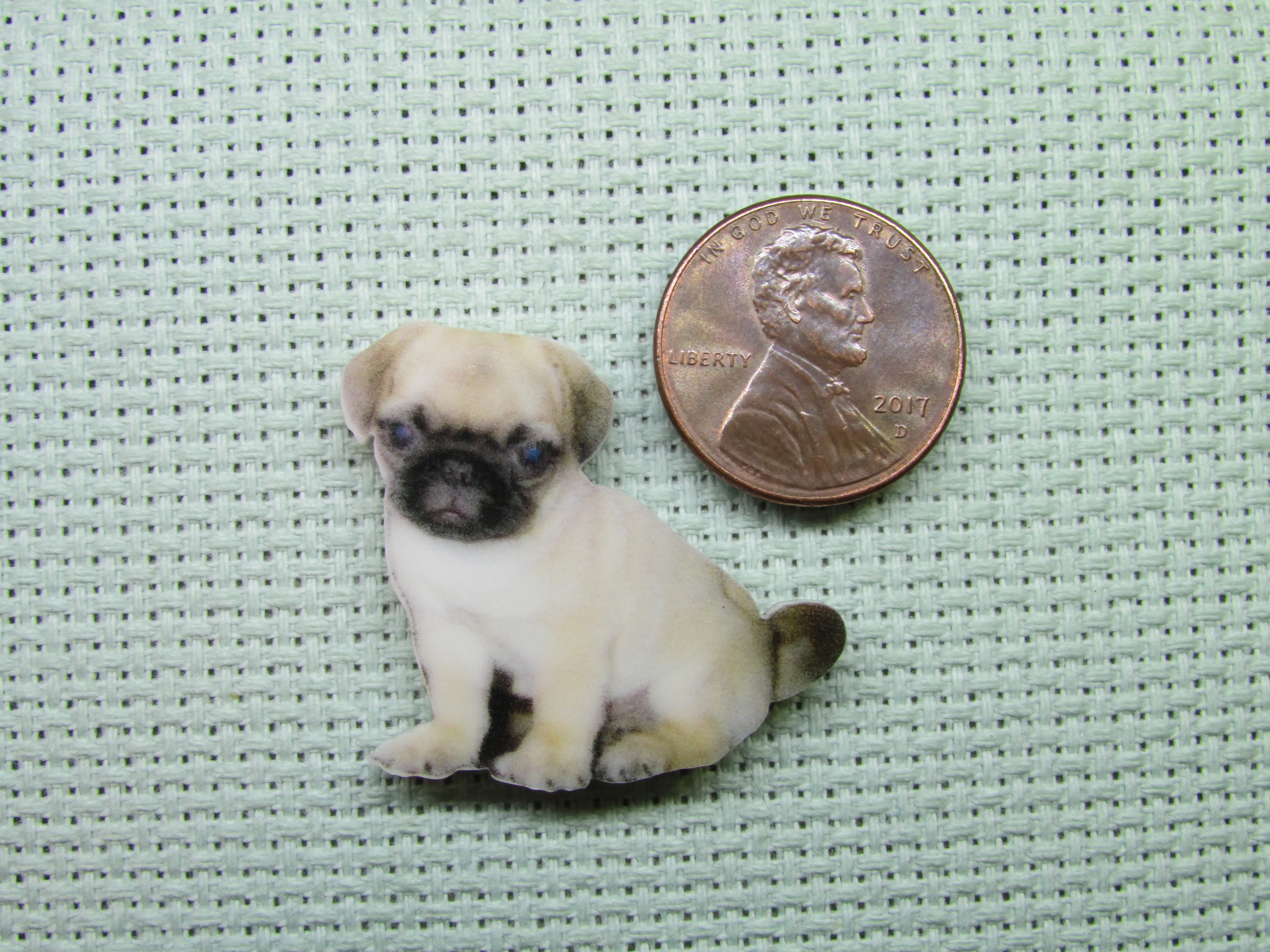 Pug Needle Minder, Cover Minder, Magnet