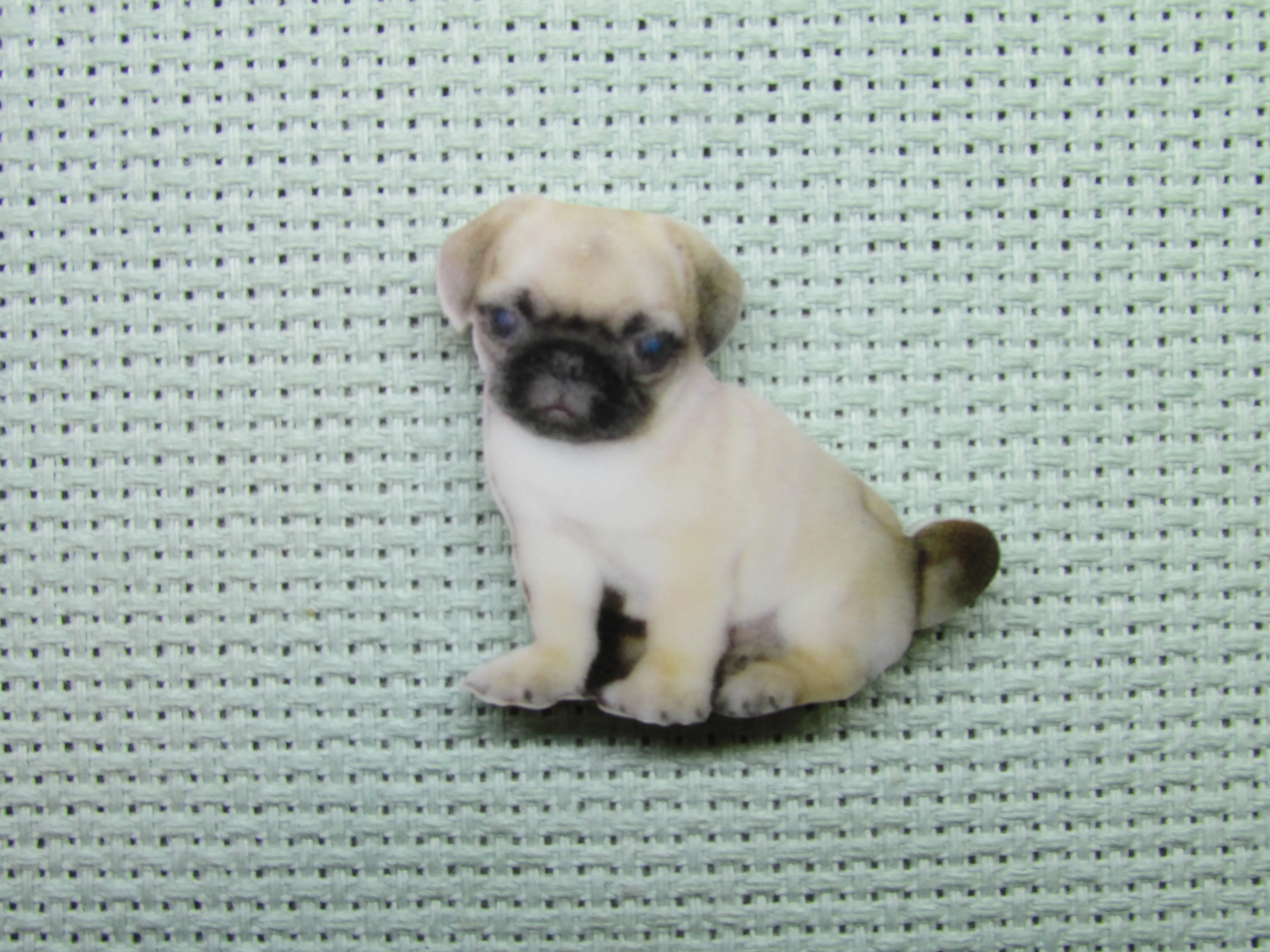 Pug Needle Minder, Cover Minder, Magnet