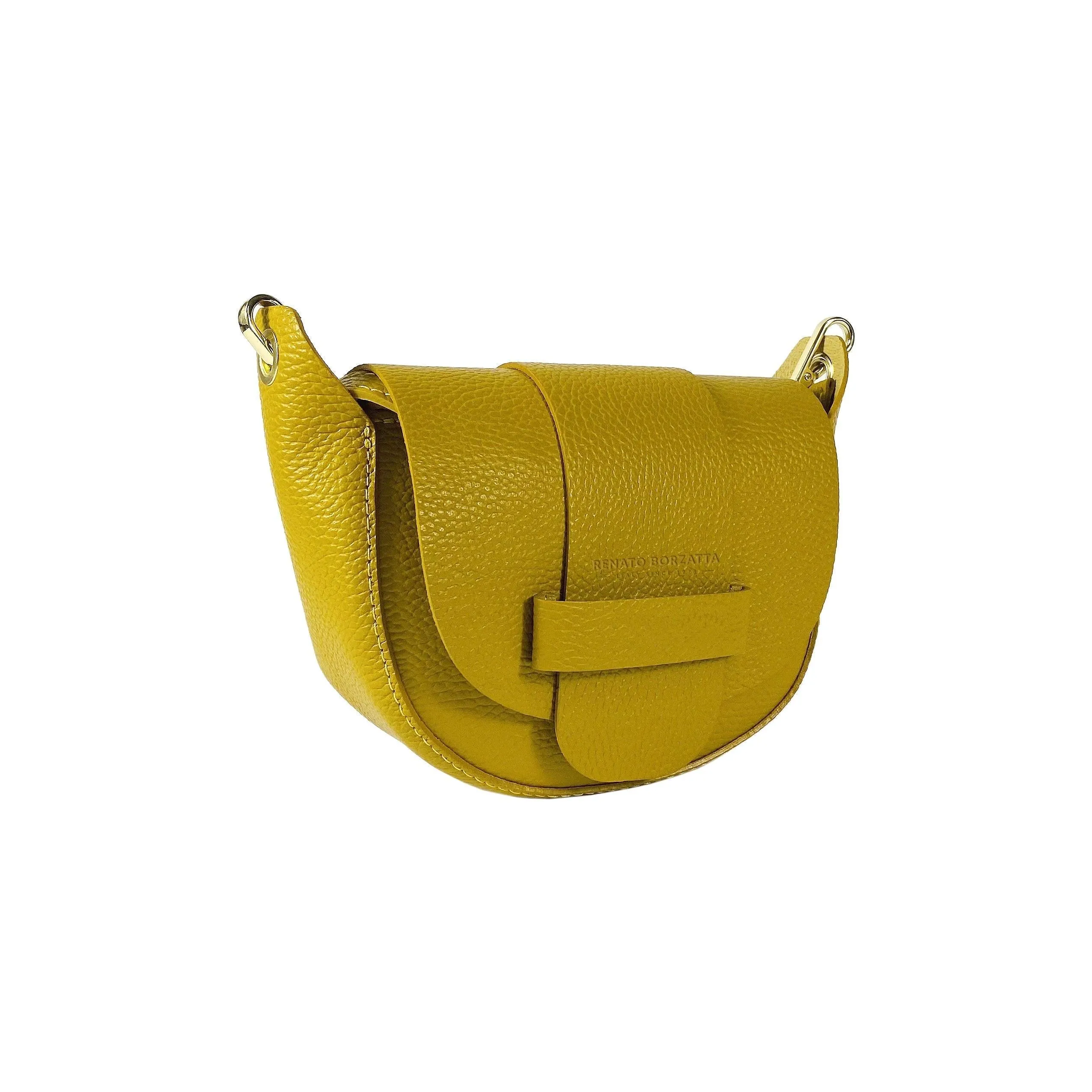 RB1010AR | Women's Shoulder Bag in Genuine Leather | 21 x 17 x 8 cm