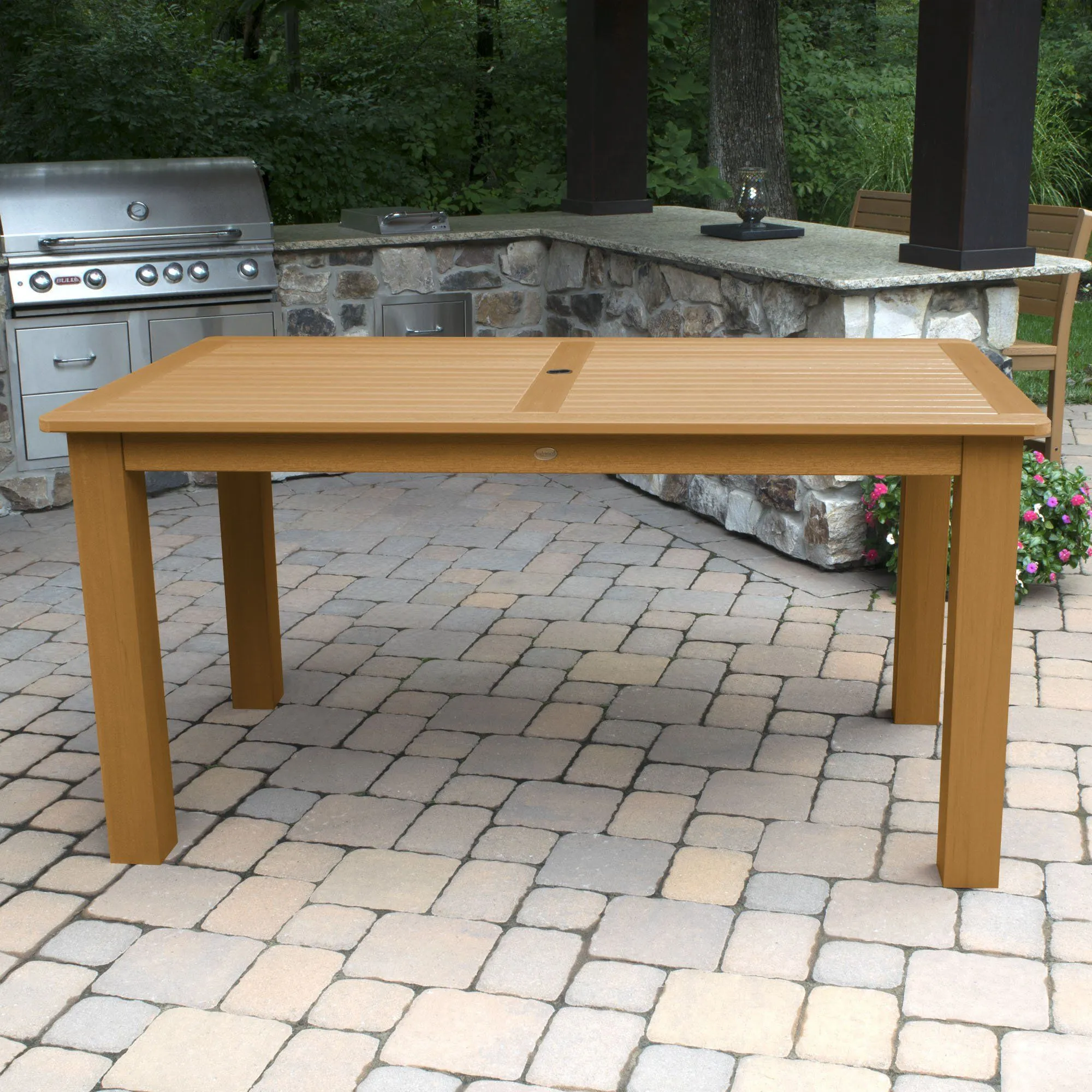 Rectangular 42in x 72in Outdoor Dining Table - Counter Height