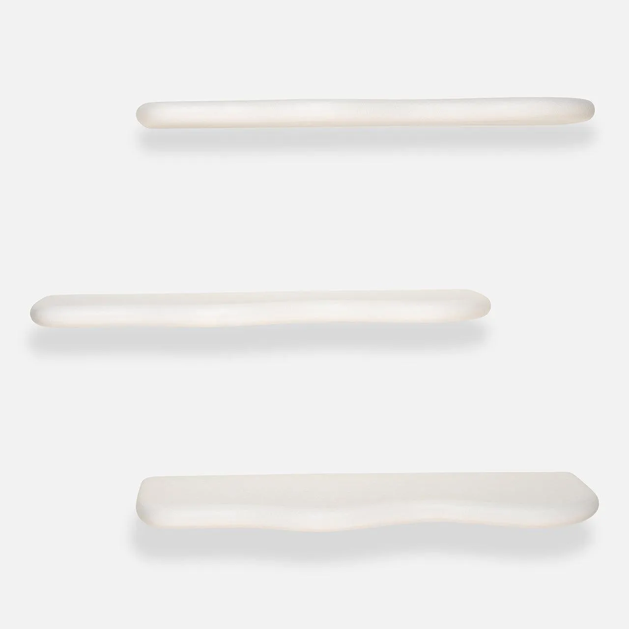 Set of Curvy Shelves - Cream