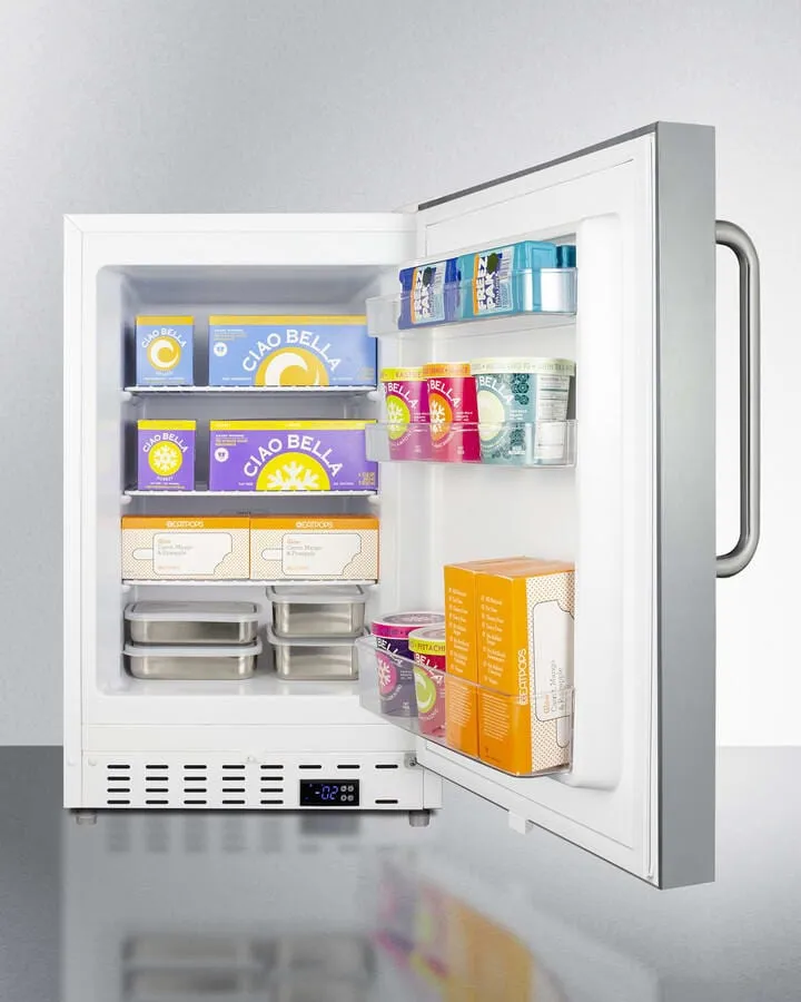 Summit 21" ADA Compliant Built-in All-Freezer ALFZ36SSTB