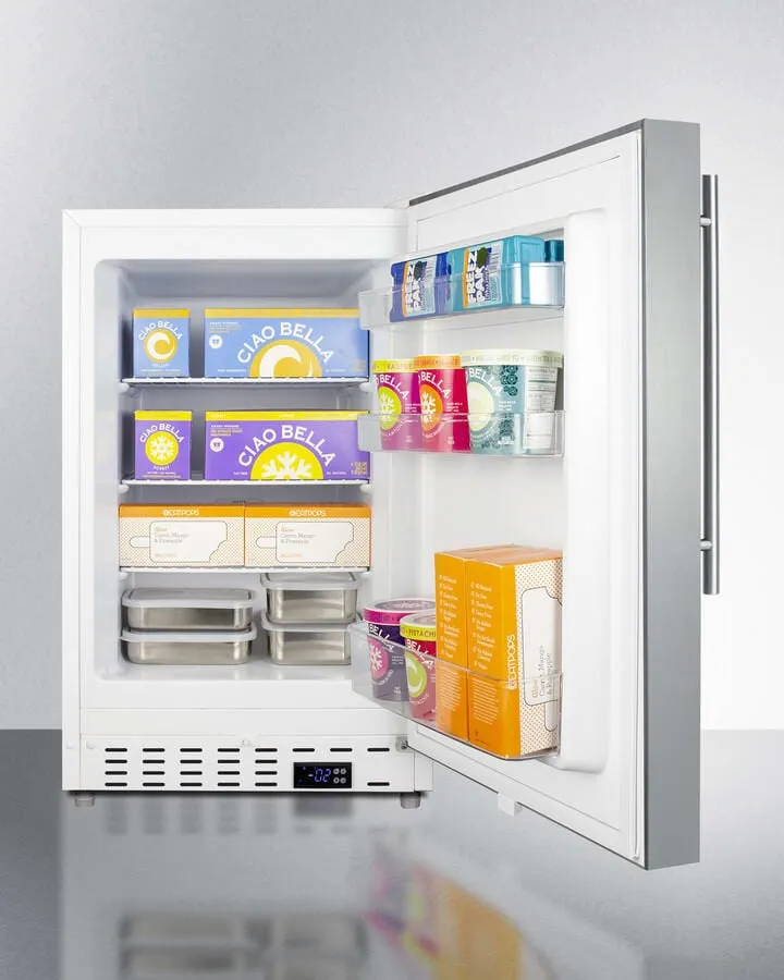 Summit 21" ADA Compliant Built-in Freezer ALFZ36CSSHV