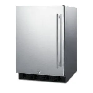 Summit 24" Built-In Stainless Steel Refrigerator AL54CSSLHD