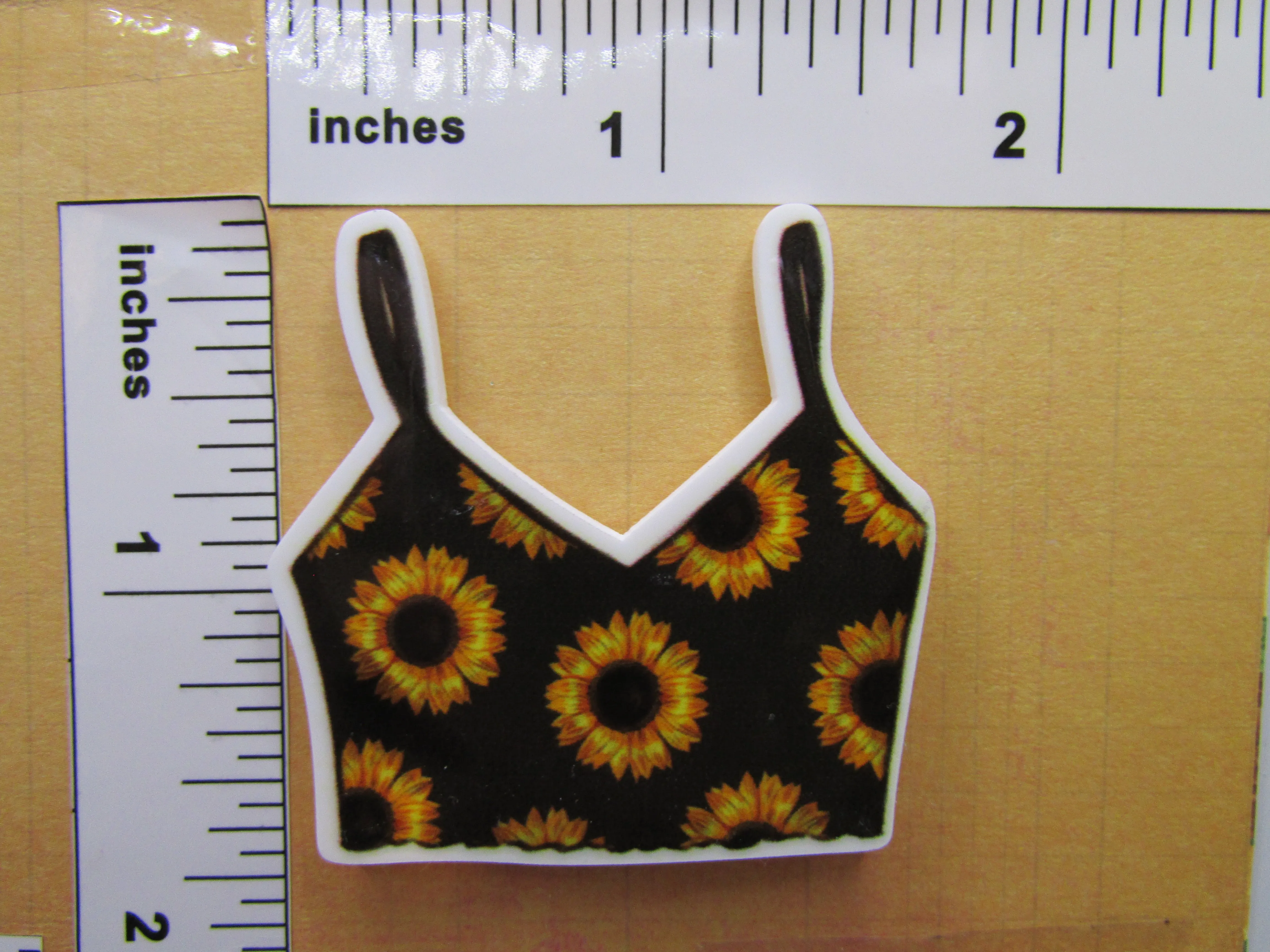 Sunflower Crop Top Needle Minder, Cover Minder, Magnet LAST ONE!