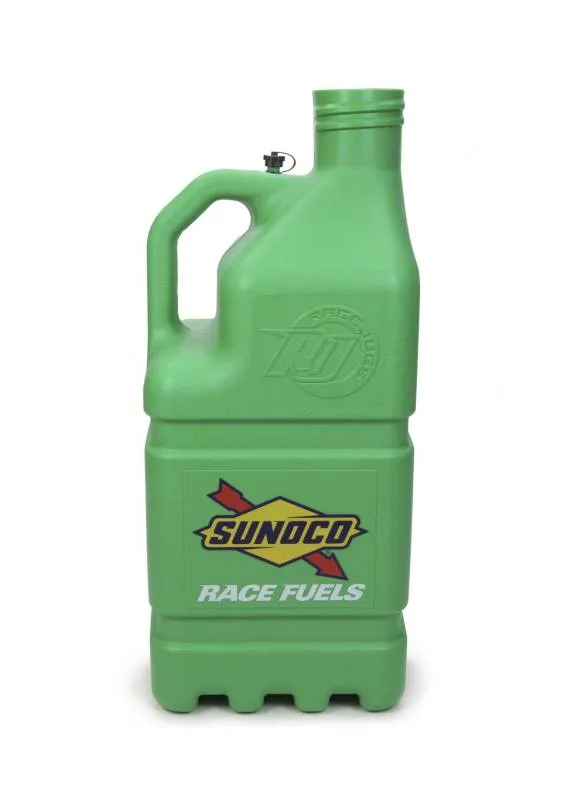 Sunoco Race Jugs Gen 3 Utility Jug - 5 gal - 9 x 9 x 23" Tall - No Cap - Square - Plastic - Green