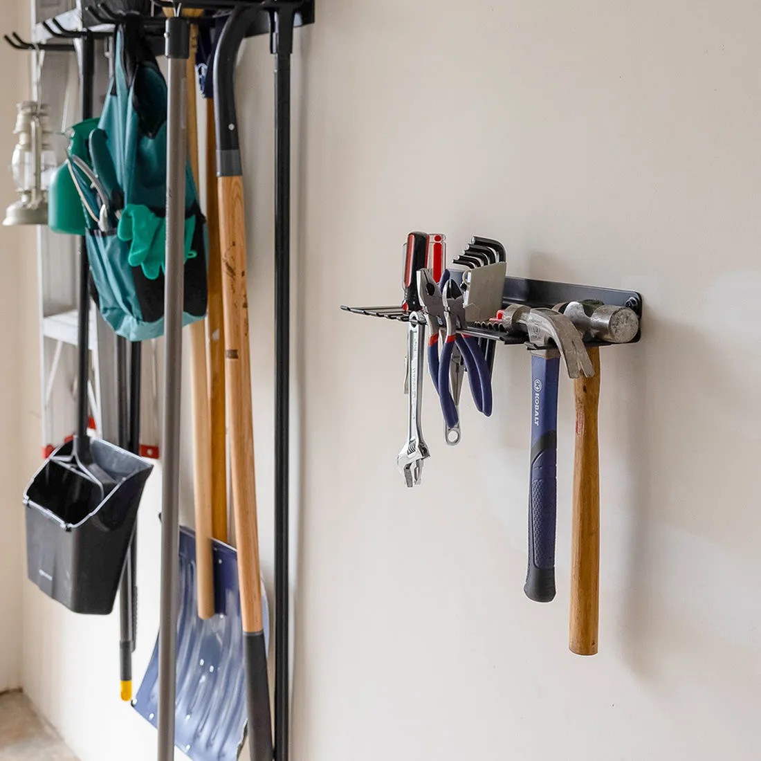 Surry Hand Tool Garage Organizer | Holds 35 lbs