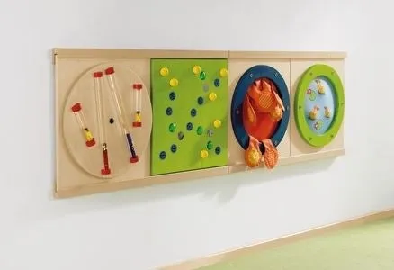 Touch & Feel Pouches Sensory Wall Activity Panel by HABA