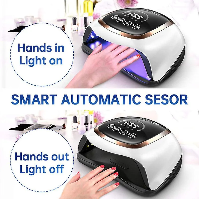 US Plug Uv Led Lamp Drying Manicure Lamp Lcd Display Professional Led Nail Lamp For Nail Art Salon Tools Fa0277