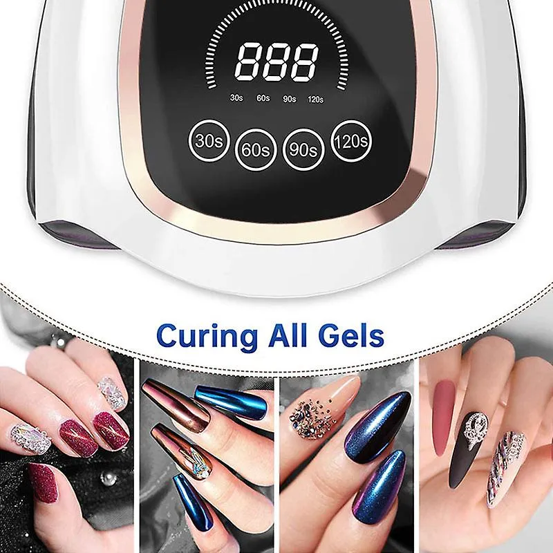 US Plug Uv Led Lamp Drying Manicure Lamp Lcd Display Professional Led Nail Lamp For Nail Art Salon Tools Fa0277