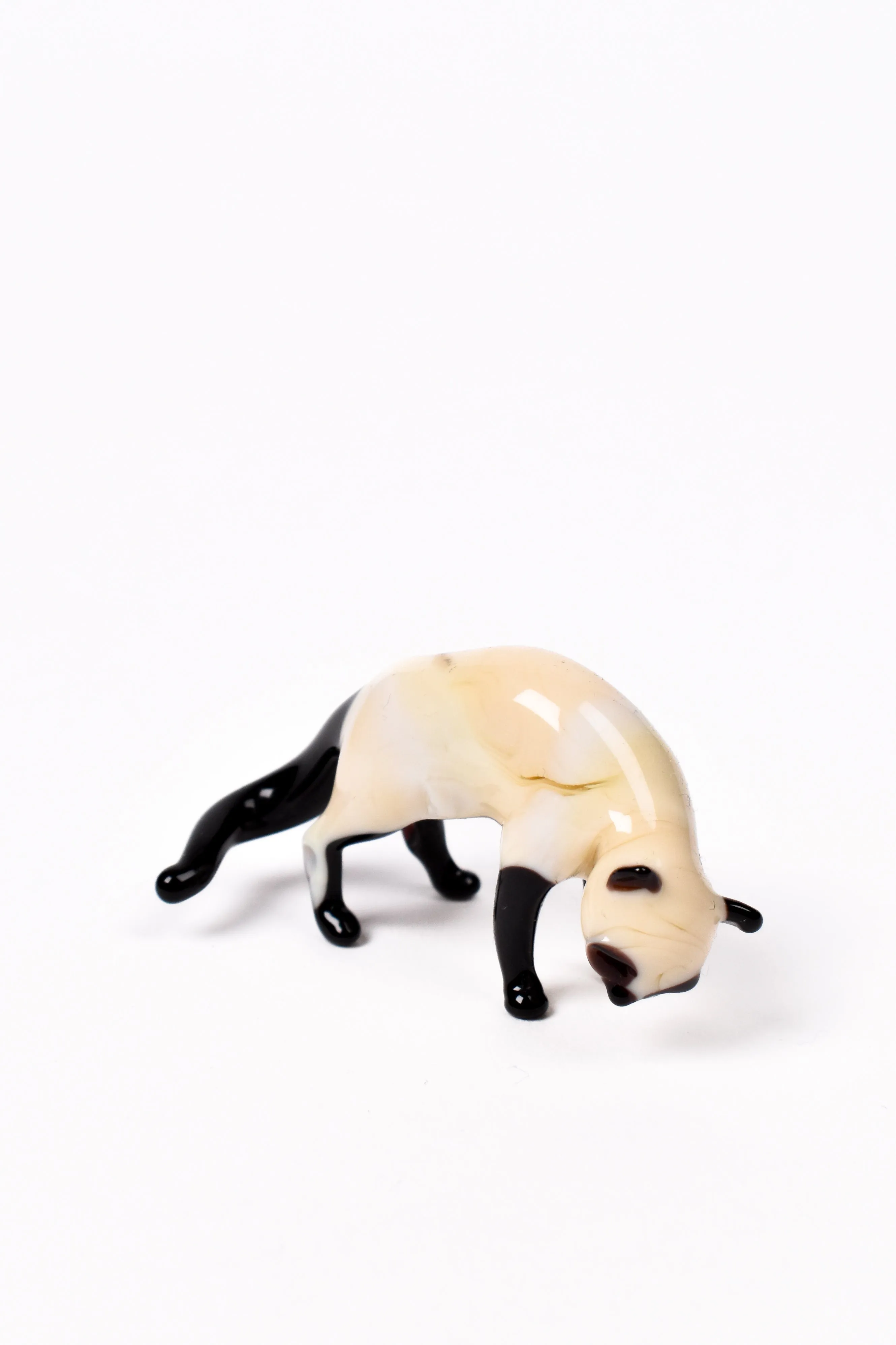 Venetian Glass Figurines • Siamese Cats