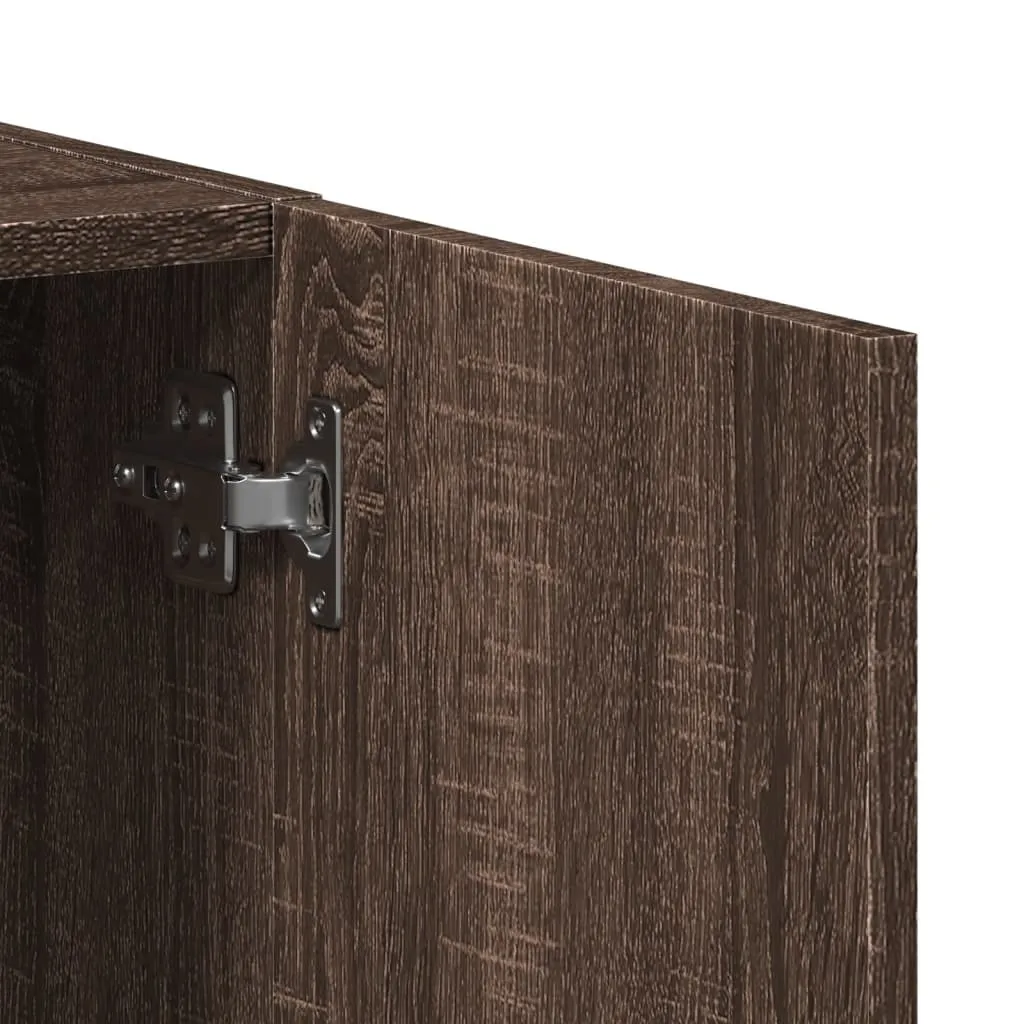 vidaXL File Cabinet Brown Oak 60x32x77.5 cm Engineered Wood