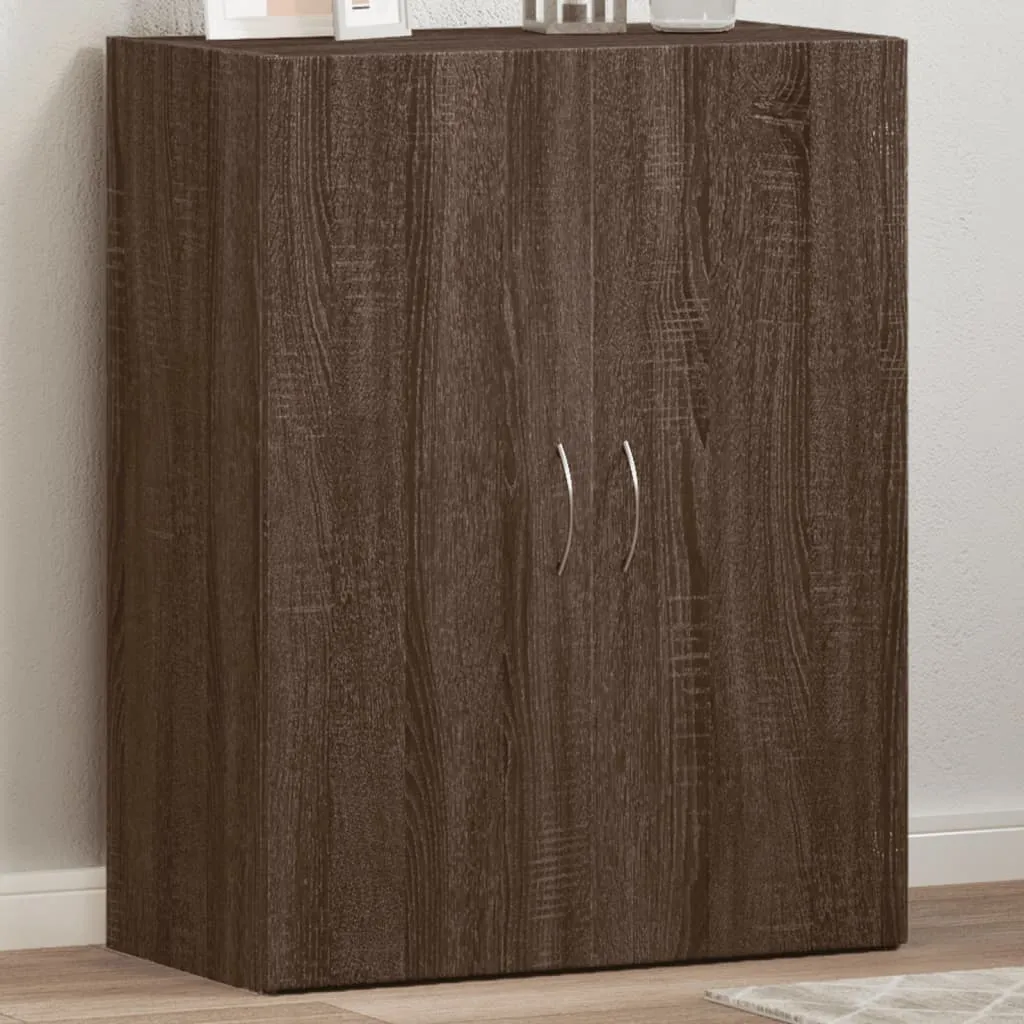 vidaXL File Cabinet Brown Oak 60x32x77.5 cm Engineered Wood