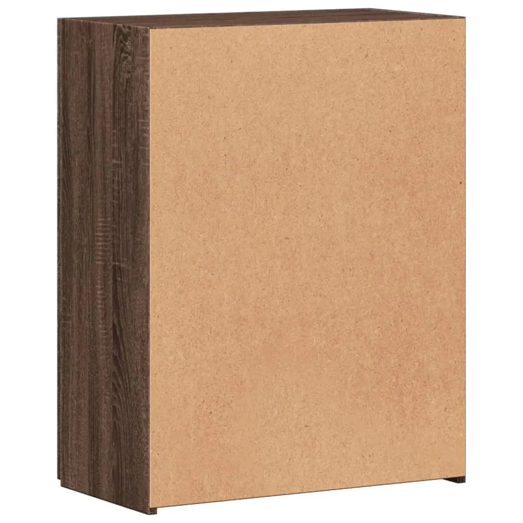 vidaXL File Cabinet Brown Oak 60x32x77.5 cm Engineered Wood