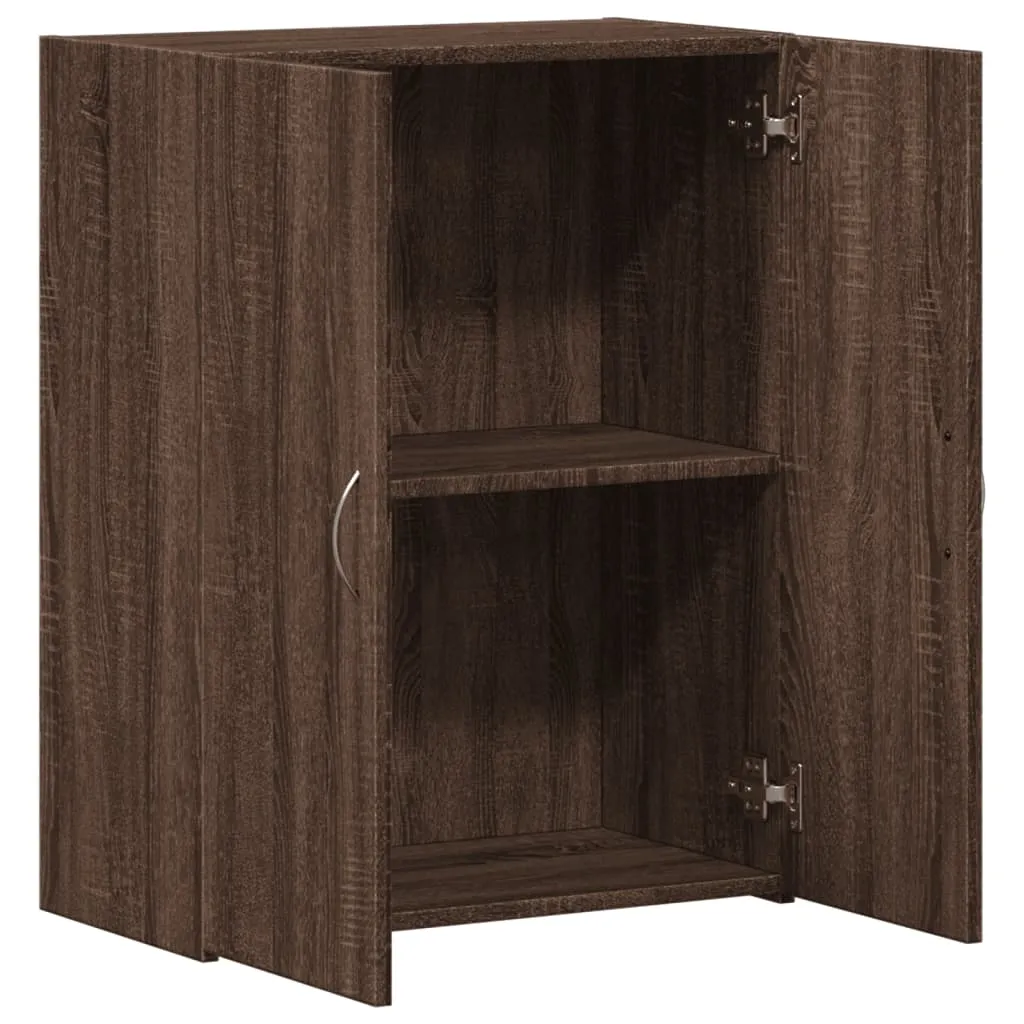 vidaXL File Cabinet Brown Oak 60x32x77.5 cm Engineered Wood