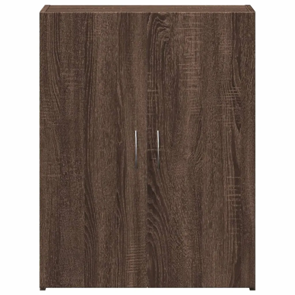 vidaXL File Cabinet Brown Oak 60x32x77.5 cm Engineered Wood