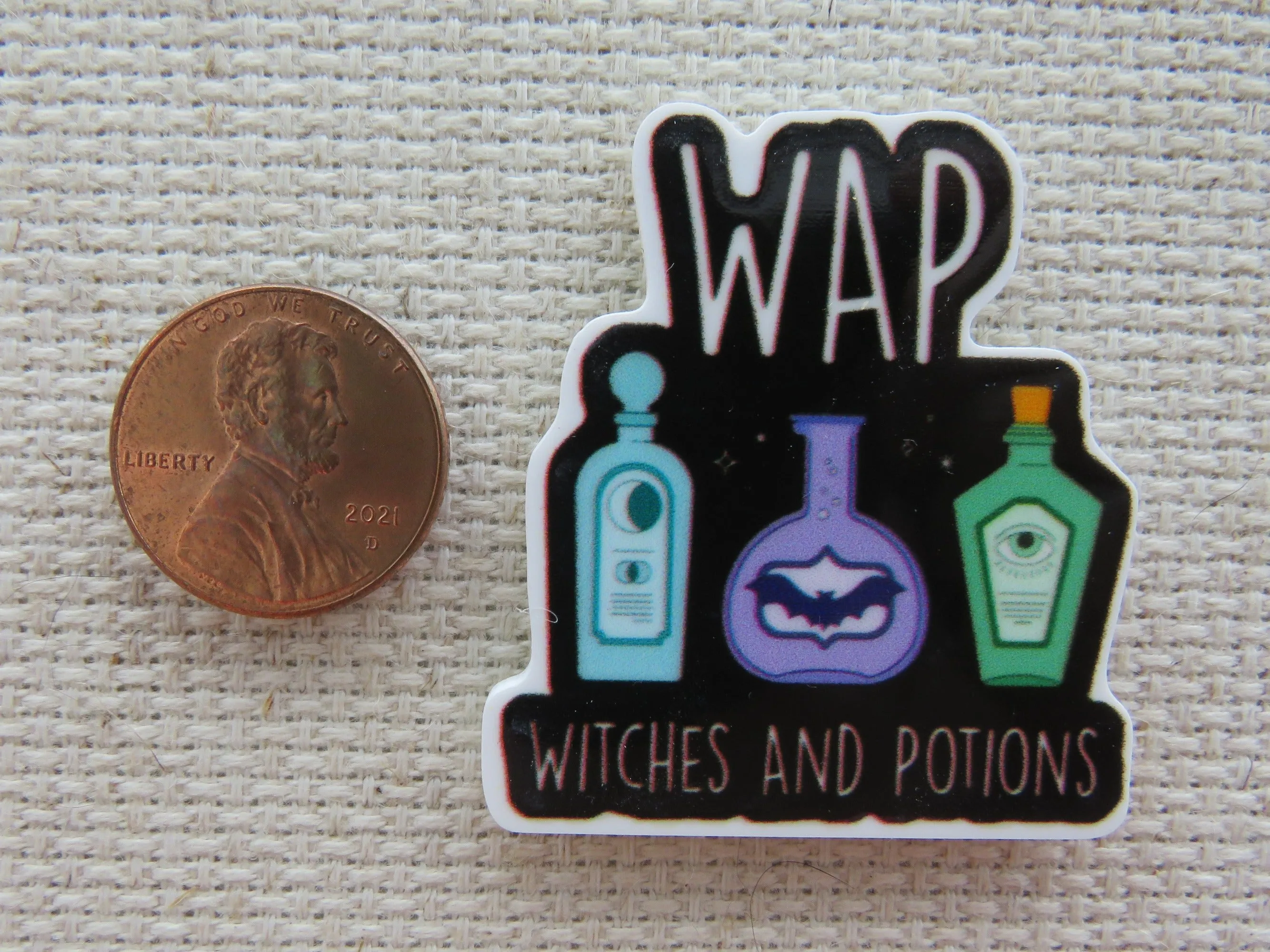 WAP Witches and Potions Needle Minder, Cover Minder, Magnet