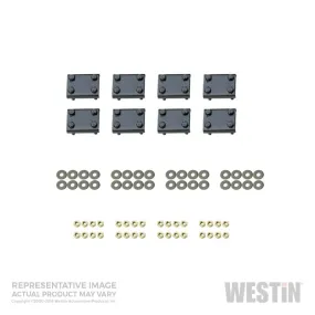 Westin Brackets/Hardware Step Bar Mounting Kit Steel BlackWestin Oval Tube Step Bars - Crew/Ext Cab