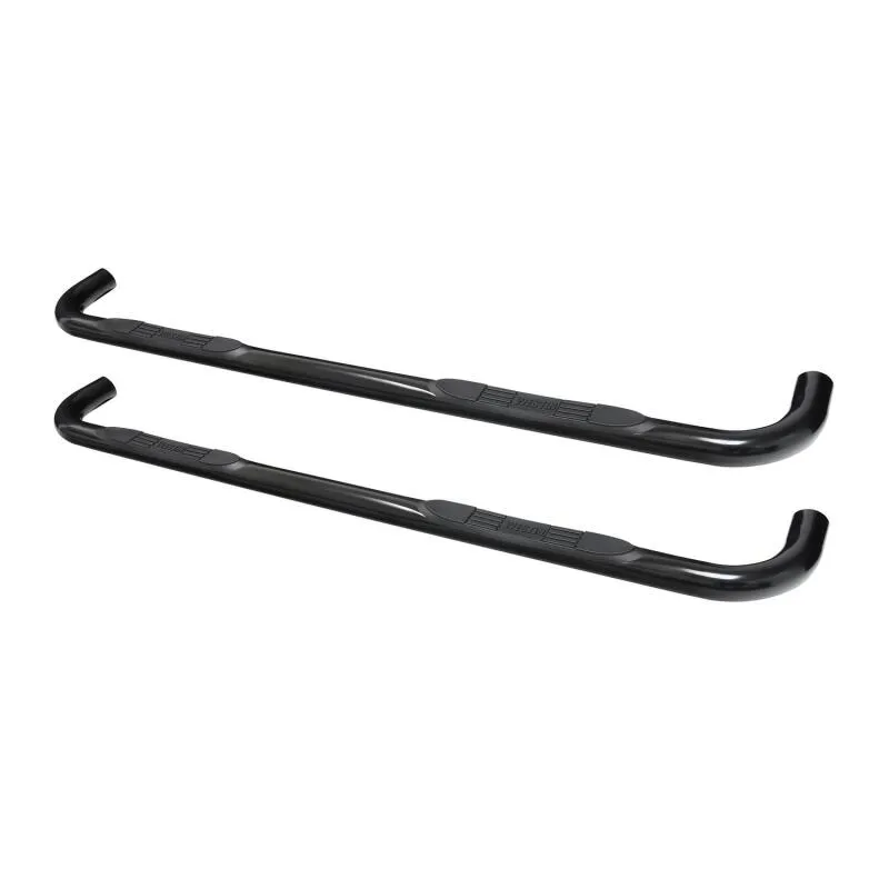 Westin E-Series 3 in OD Bent Step Bars - Black Powder Coat - Crew Cab - GM Fullsize Truck 2019-21 - Pair