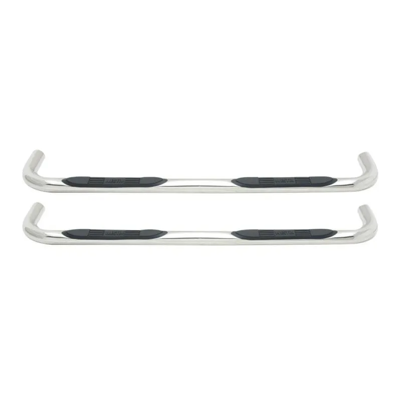 Westin E-Series 3 in OD Bent Step Bars - Polished Stainless - Crew Cab - GM Fullsize Truck 1999-2014 - Pair